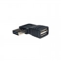 Universal Reversible USB 2.0 Hi-Speed Adapter (Reversible A to Right Angle A M/F)
