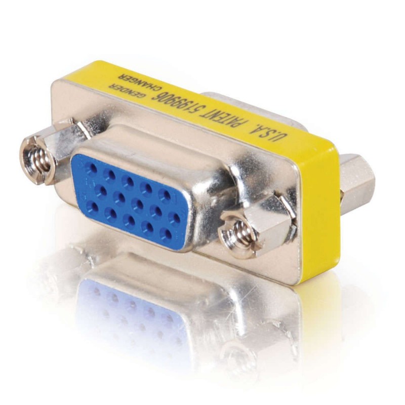 CablesToGo HD15 VGA F/F Mini Gender Changer (Coupler)