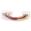 CablesToGo 0.15m One 5.25in to Two 5.25in Internal Power Y-Cable