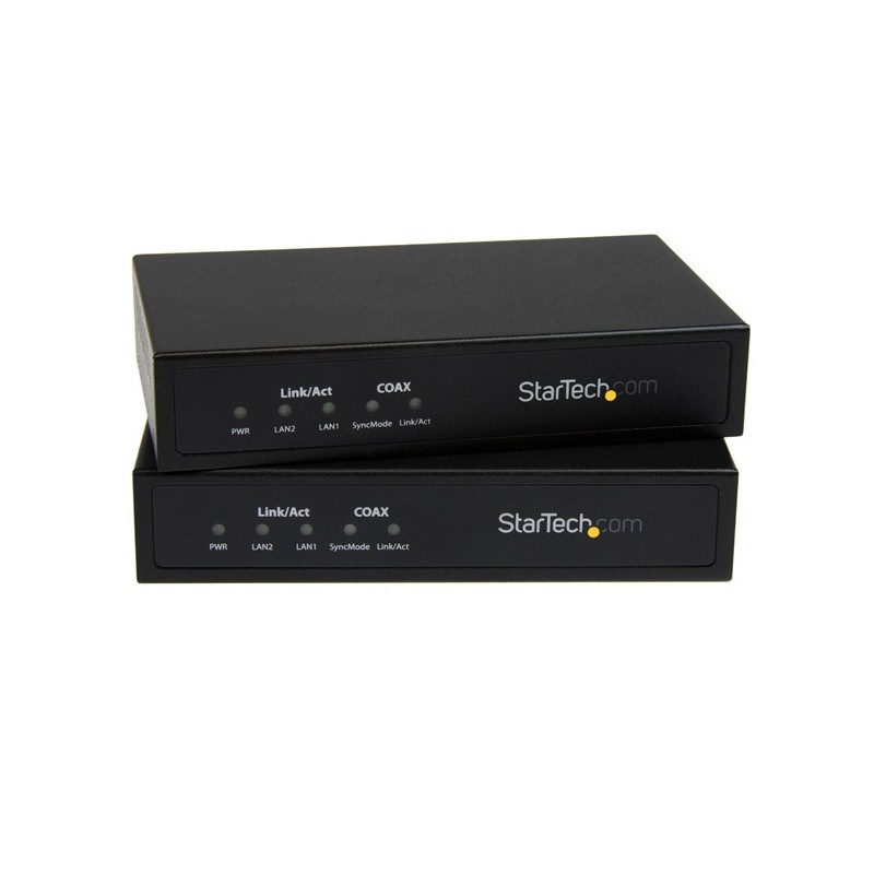 StarTech.com Gigabit Ethernet over Coaxial Unmanaged Network ...
