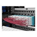 Tripp Lite MTP/MPO to 8xLC Fan-Out Patch Cable, 40 GbE, 40GBASE-SR4, OM4 Plenum-Rated, Push/Pull Tab, Magenta, 1M