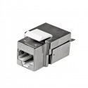 StarTech.com Shielded Cat 6a Keystone Jack - RJ45 Ethernet Cat6a Wall Jack White - 110 Type