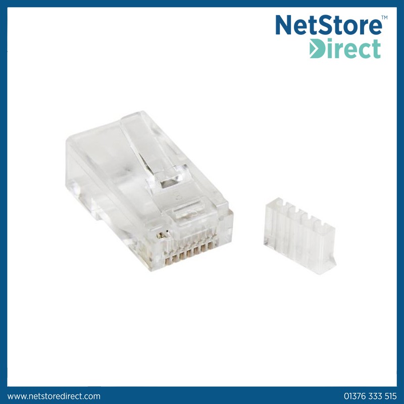 StarTech.com CAT 6 Network Connector - Clear - Cat6 Cable - RJ45 -  CRJ45C6SOL50 - Cable Connectors 