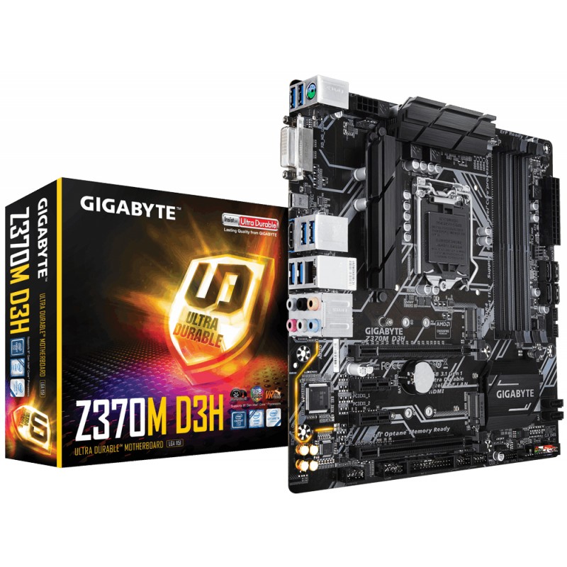 Материнская плата gigabyte z370m d3h обзор