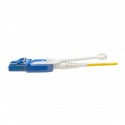 Tripp Lite MTP/MPO (APC) to 8xLC (UPC) Singlemode Breakout Patch Cable, 40/100 GbE, QSFP+ 40GBASE-PLR4, Plenum, Yellow, 1 m