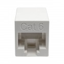 Tripp Lite Cat6 Straight-Through Modular Compact In-Line Coupler (RJ45 F/F), White