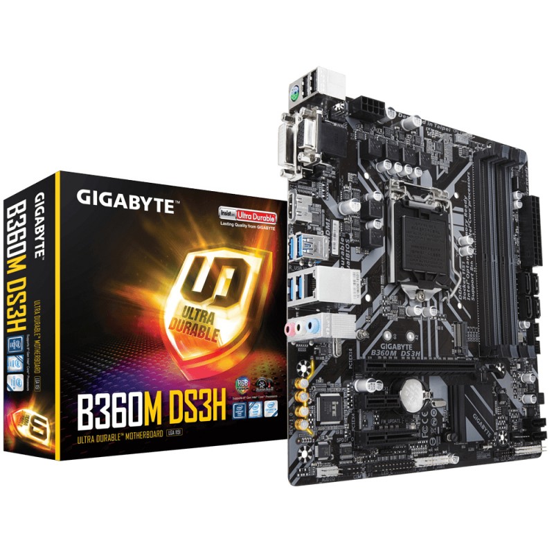 Gigabyte b360m ds3h обзор