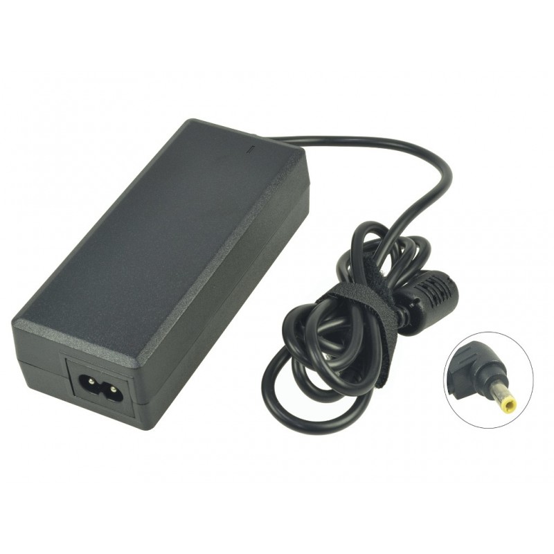 2-Power AC Adapter Kit 19V 75W w/EU+UK Cables inc. mains cable