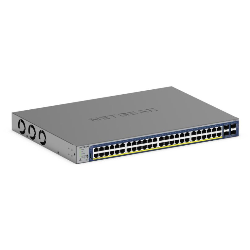 NETGEAR 52-Port PoE Gigabit/10G Stackable Smart Switch (GS752TXP)