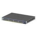 NETGEAR 52-Port PoE Gigabit/10G Stackable Smart Switch (GS752TXP)