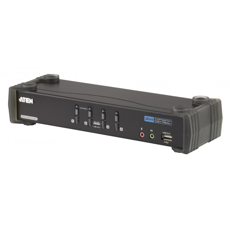 Aten CS1784A 4-Port USB DVI Dual Link KVMP&trade; Switch